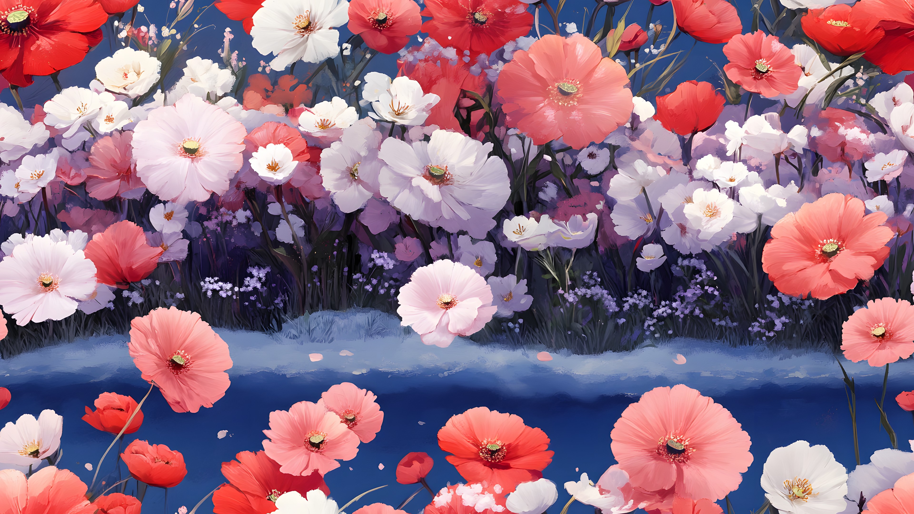 Flower, Petal, Pink, Flowering plant, Wildflower, Floral design, Watercolor painting, Cut flowers, Floristry, Blossom, Paint, Perennial plant, Poppies, Acrylic paint, Wallpaper, Pollen, Anemone, Flower Arranging, Geraniums
