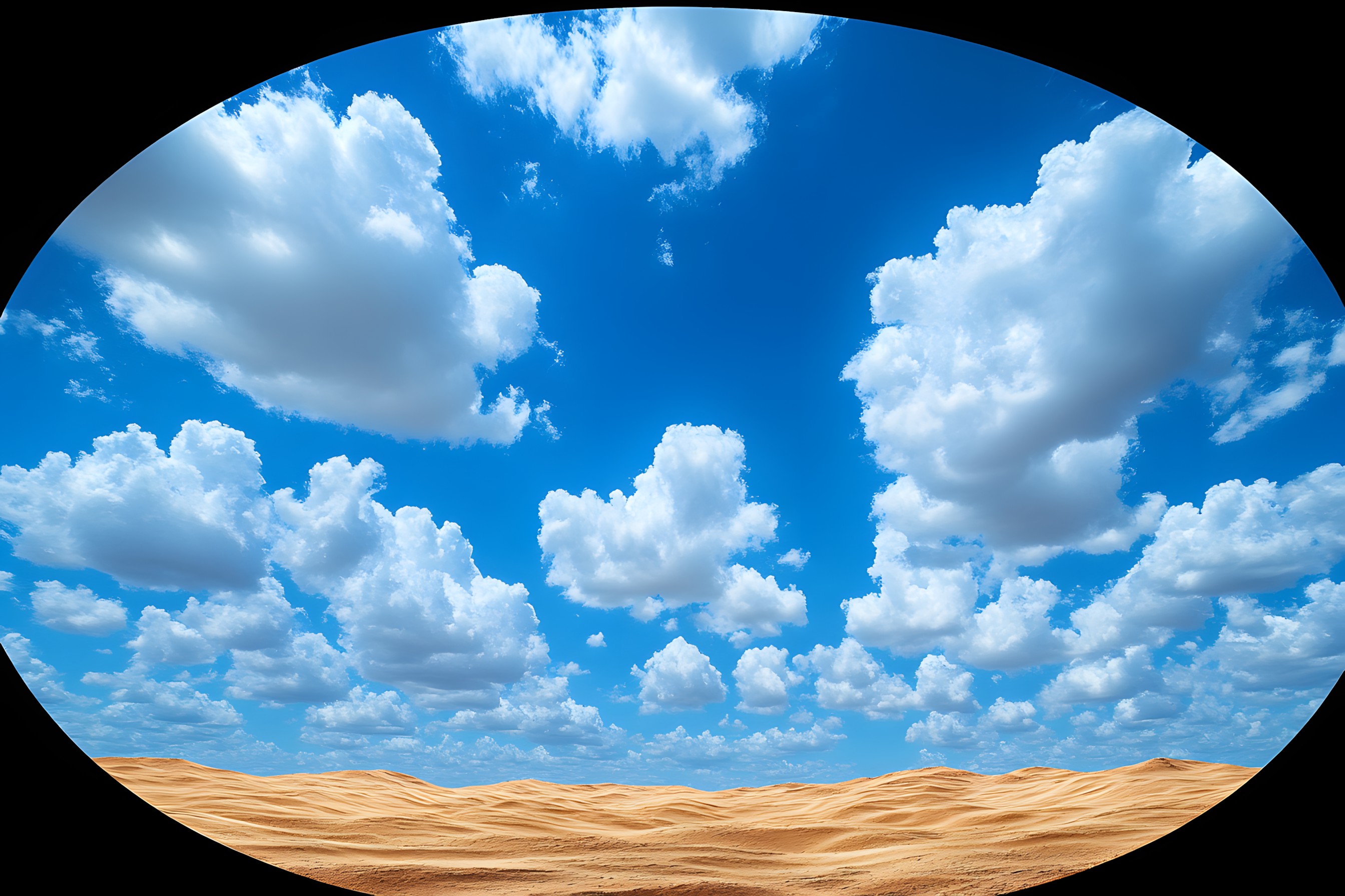 Blue, Cloud, Daytime, Horizon, Cumulus, Meteorological phenomenon, Sunlight, Aeolian landform, Desert, Sand, Wind