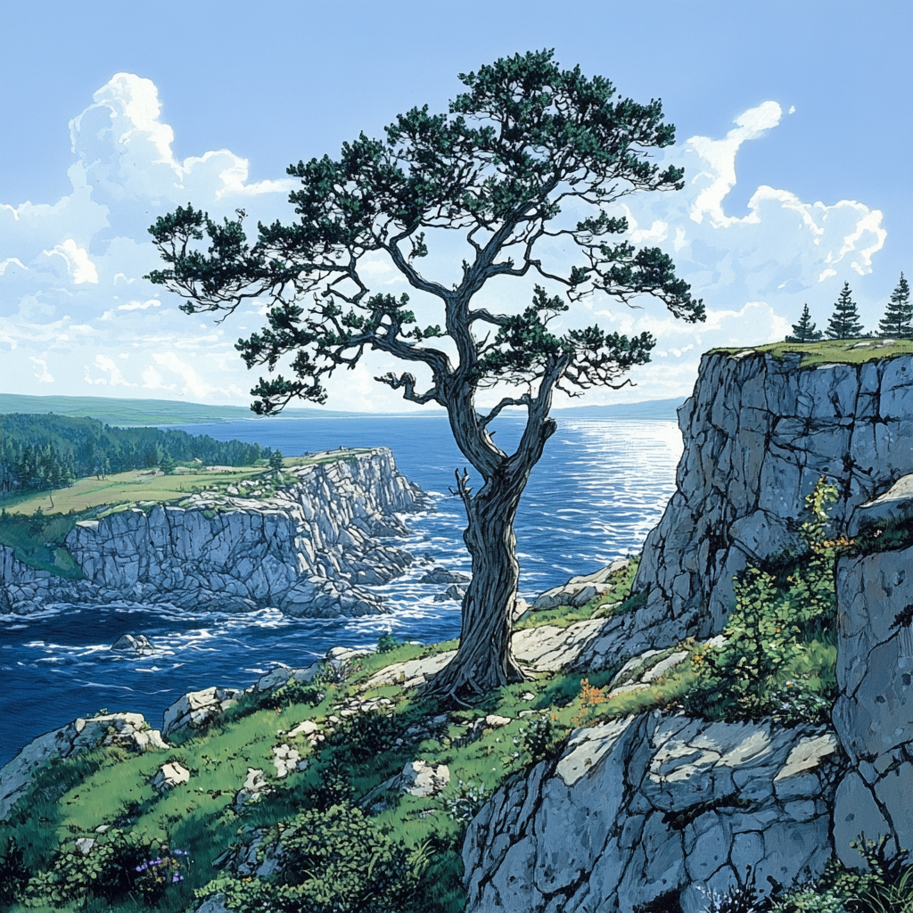 Rock, Coast, Coastal and oceanic landforms, Terrain, Sea, Ocean, Outcrop, Geological formation, Headland, Bedrock, Cliff, Geology, Klippe, Promontory, Woody plant, Shore, Escarpment, Cape, Bay, Tropics