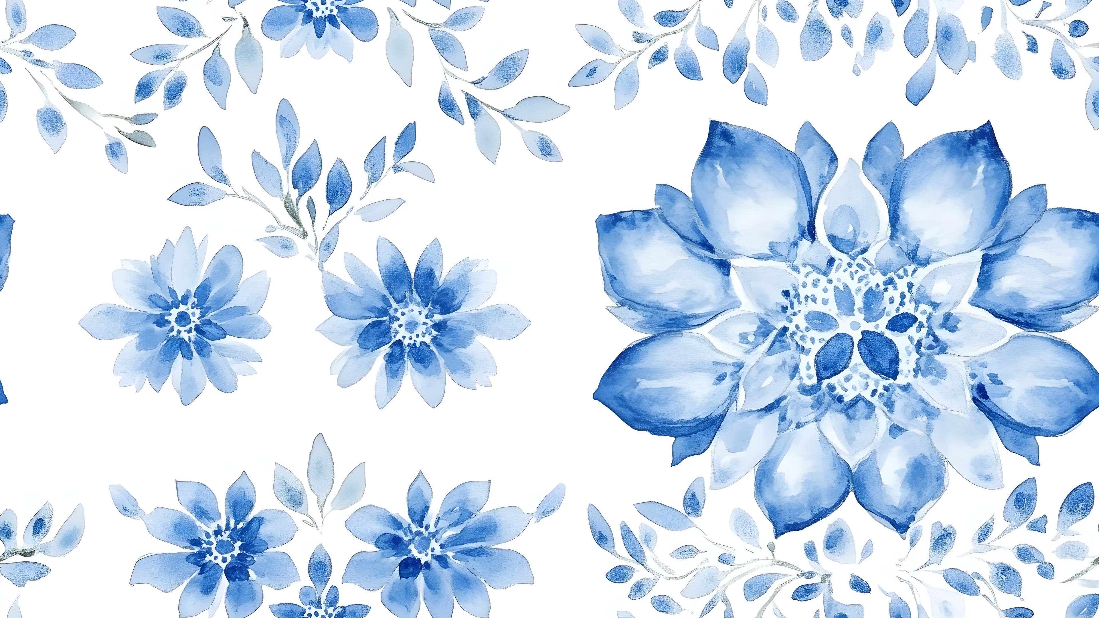 Blue, Flower, Petal, Creative arts, Floral design, Motif, Wildflower, Graphics, Blue rose, Blue and white pottery, Wrapping Paper, Watercolor painting, Geraniums, Cornales
