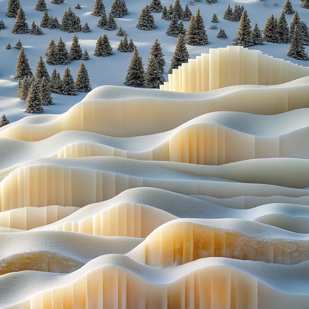 Freezing, Winter, Snow, Frost, Conifers, Shadow, Ice