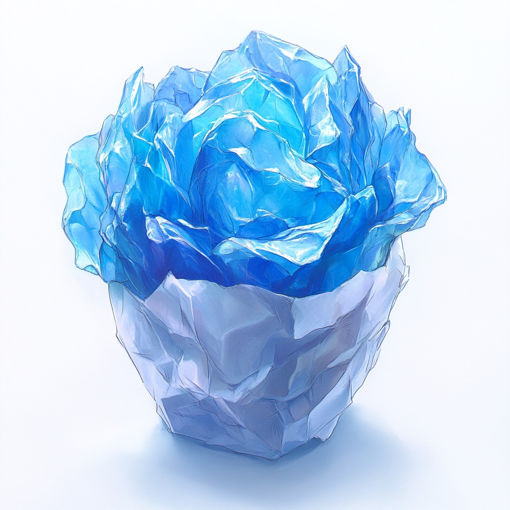 Blue, Petal, Garden roses, Blue rose, Paper, Rose family, Paper Product, Rose, Origami, Creative arts, Hybrid tea rose, Cabbage rose, Cut flowers, Floribunda, Artificial flower, Origami paper