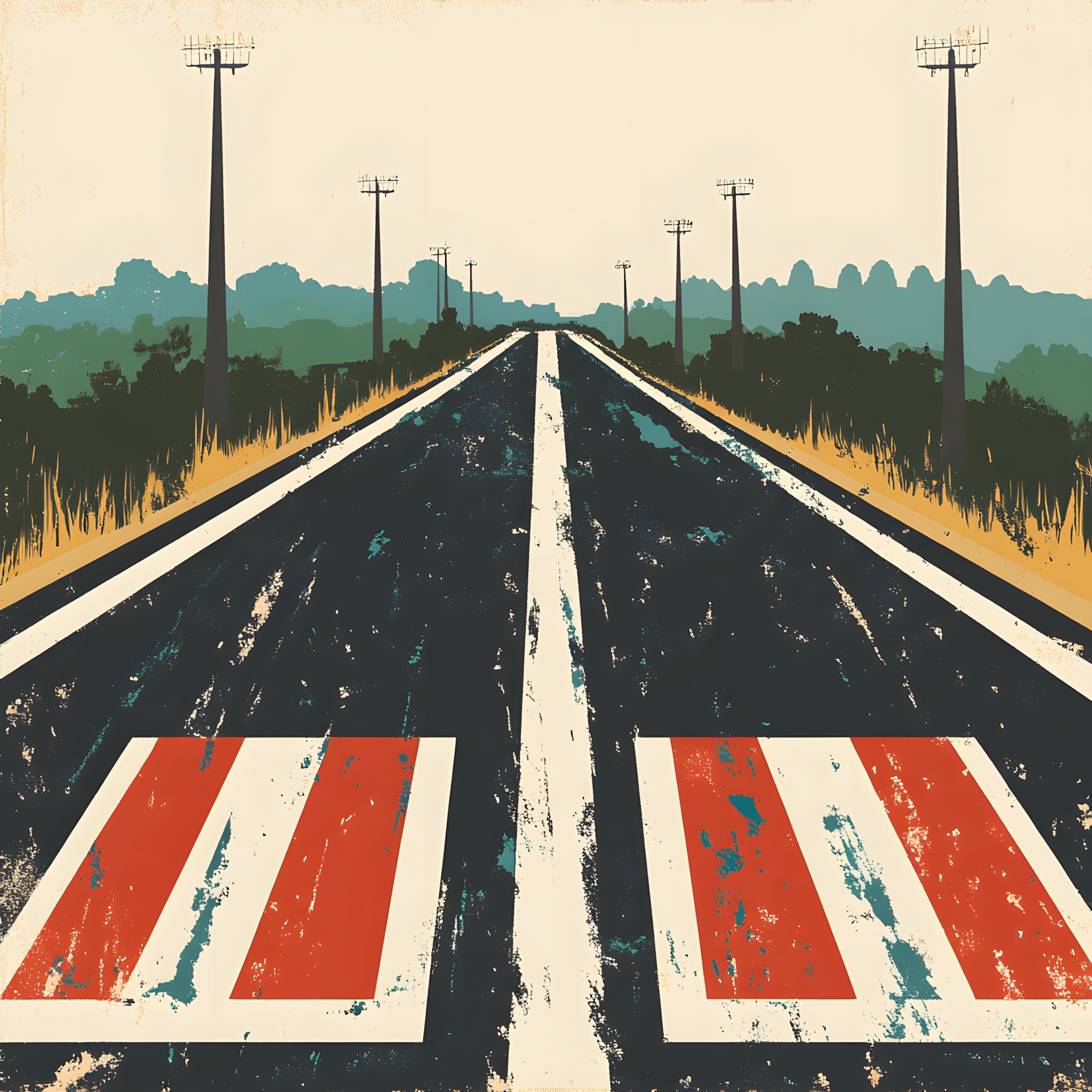 Highway, Tar, Controlled-access highway, Paint