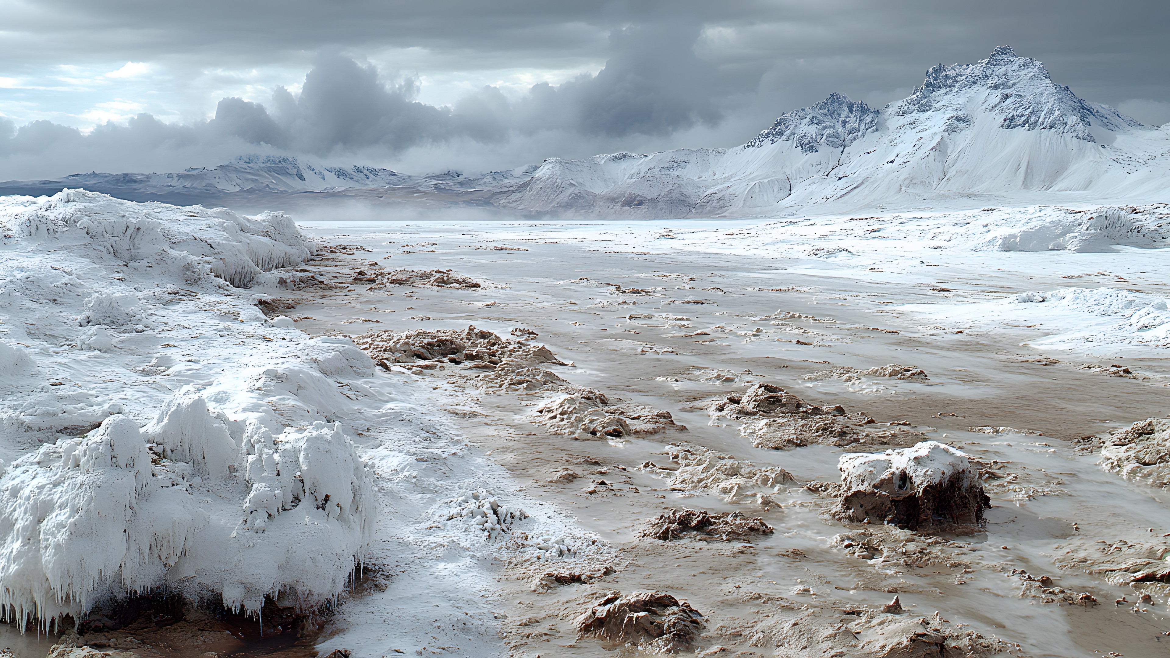 Winter, Snow, Terrain, geological phenomenon, Glacial landform, Ice cap, Freezing, Mountain range, Ice, Glacier, Tundra, Badlands, Alps, Nunatak, Massif, Arctic, Ridge, Polar ice cap, Summit, Precipitation