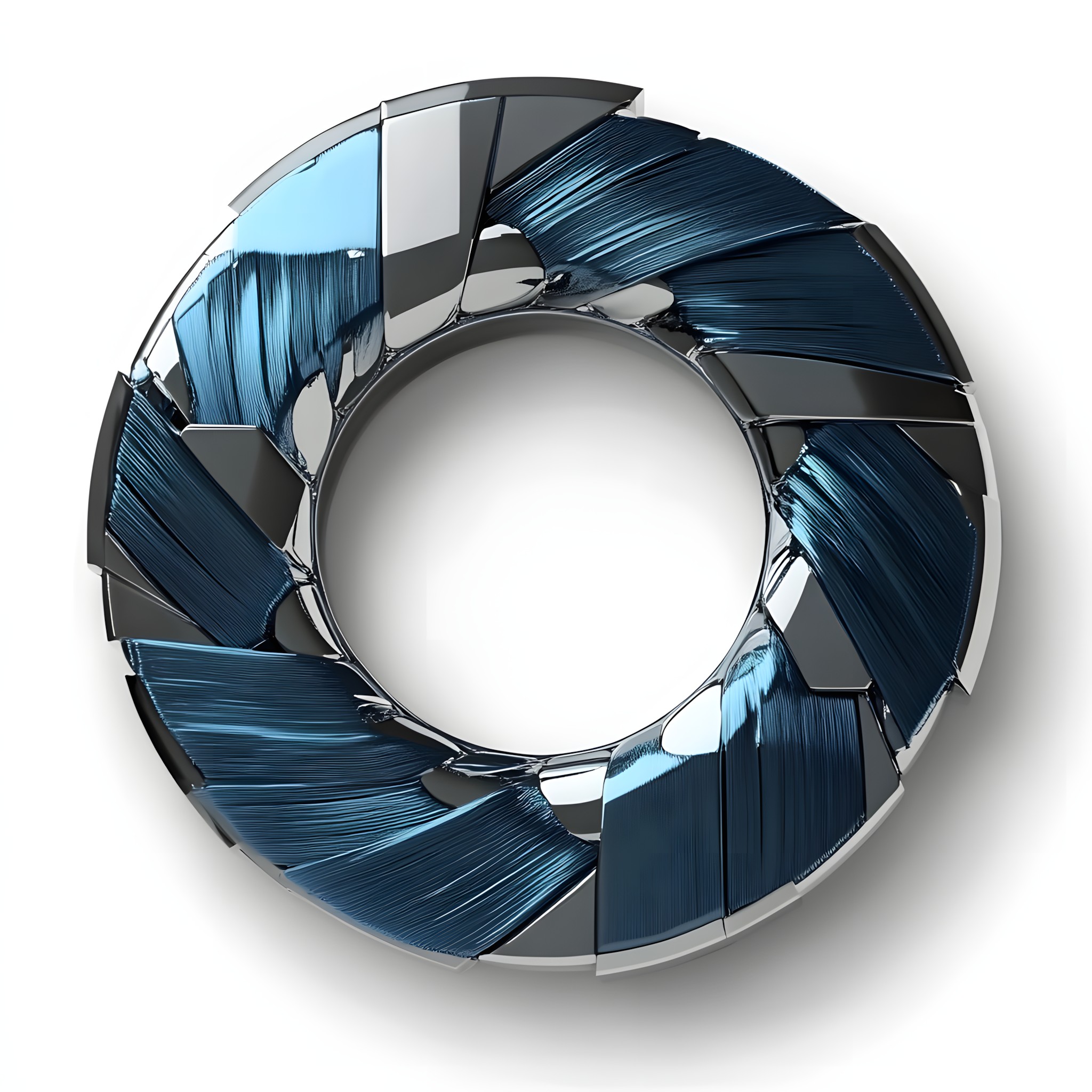 Blue, Silver, Natural material, Graphics, Nickel, Titanium, Graphic design