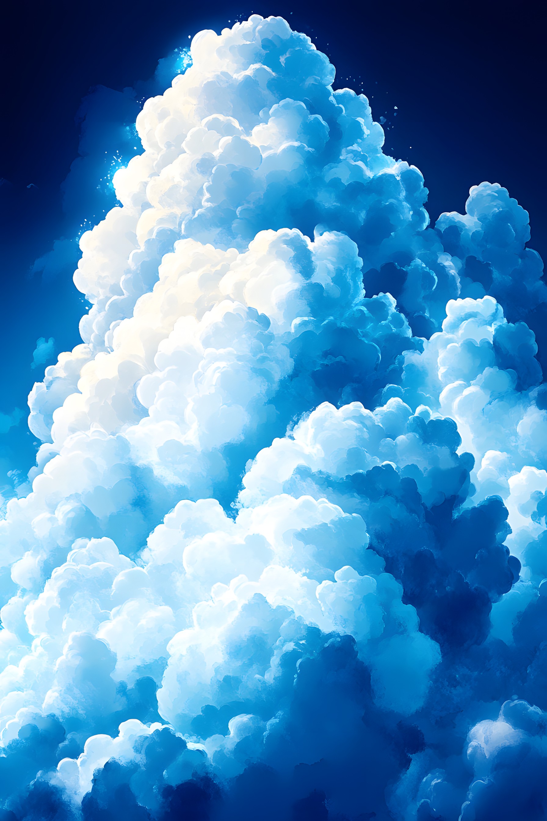 Blue, Daytime, Cloud, Cumulus, Meteorological phenomenon