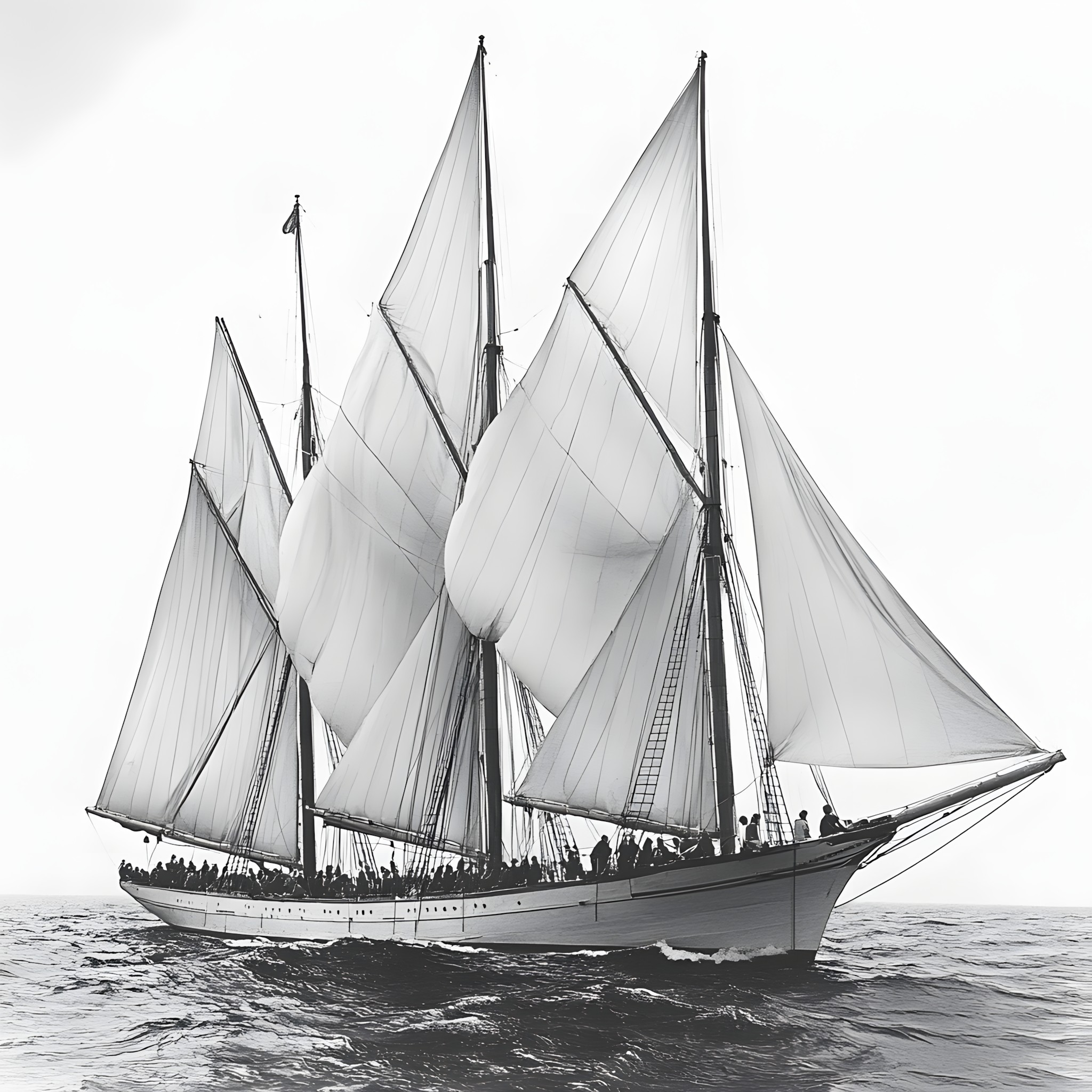 Boat, Mast, Watercraft, Sailing ship, Sail, Sailboat, Tall ship, Ship, Sailing, Barquentine, Naval architecture, Windjammer, Sailing, Schooner, Galiot, Boats and boating--Equipment and supplies, Baltimore Clipper, Wind, Brigantine, Sloop