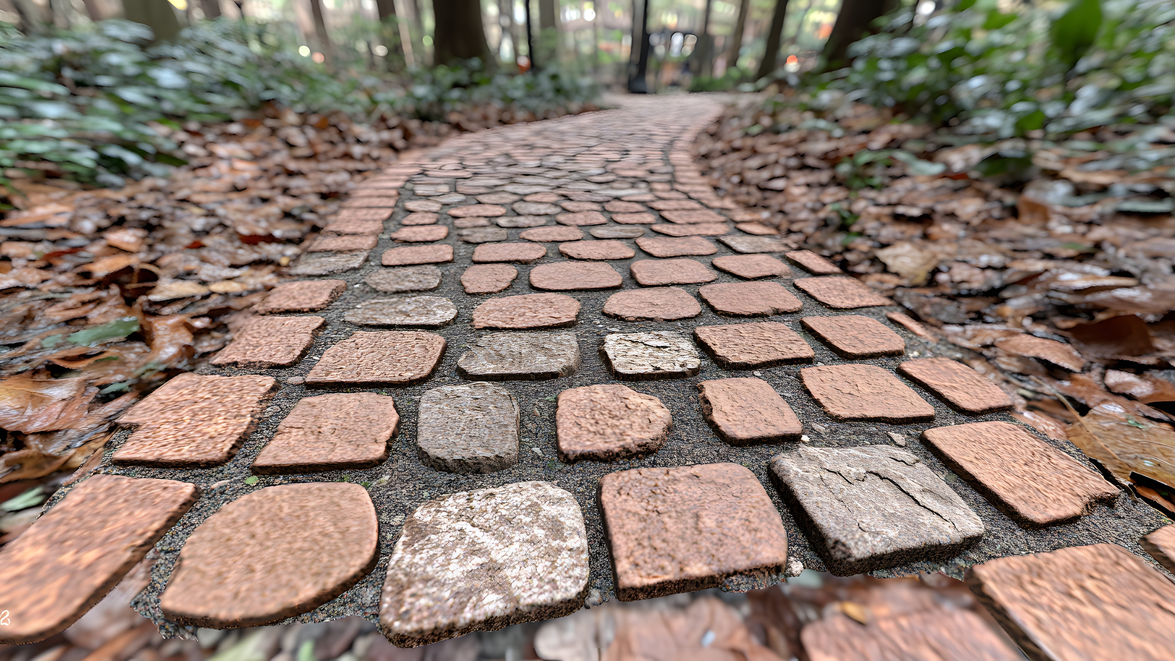 Cobblestone, Flagstone, Brick, Sidewalk, Walkway, Path