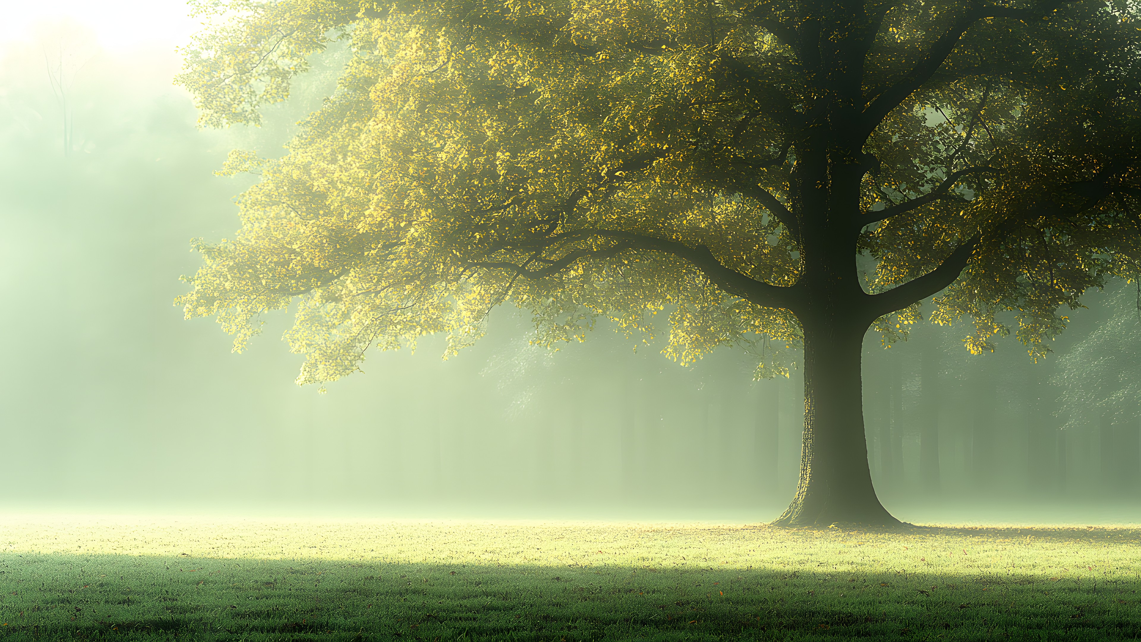 Nature, atmospheric phenomenon, Branch, Mist, Trunk, Fog, Woody plant, Haze, Twig, Sunlight, Backlighting, Hinterland, Savanna, Woodland, Wind, Sunrise