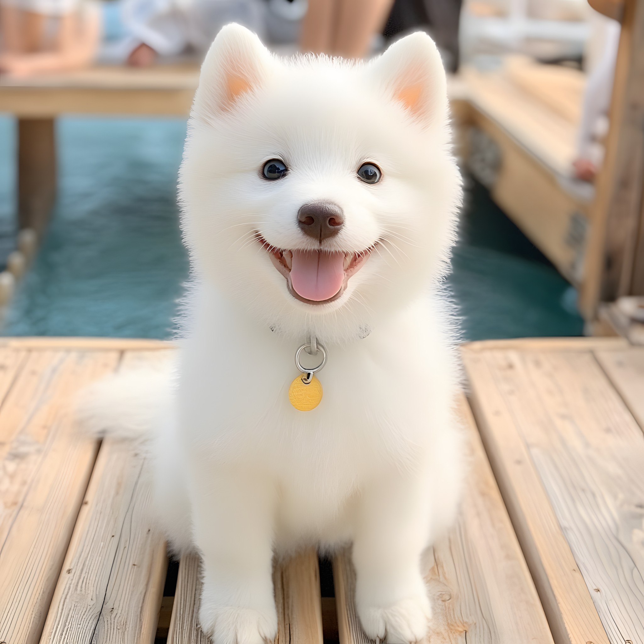 Dog, Carnivores, Snout, Spitz, Samoyed dog, Japanese Spitz, Puppy, Indian Spitz, German Spitz, Volpino, Toy dog, Canidae, American Eskimo Dog, Pomeranian, Pet Supply, Fur, German Spitz Mittel, Collar, Working animal, Dog Supply