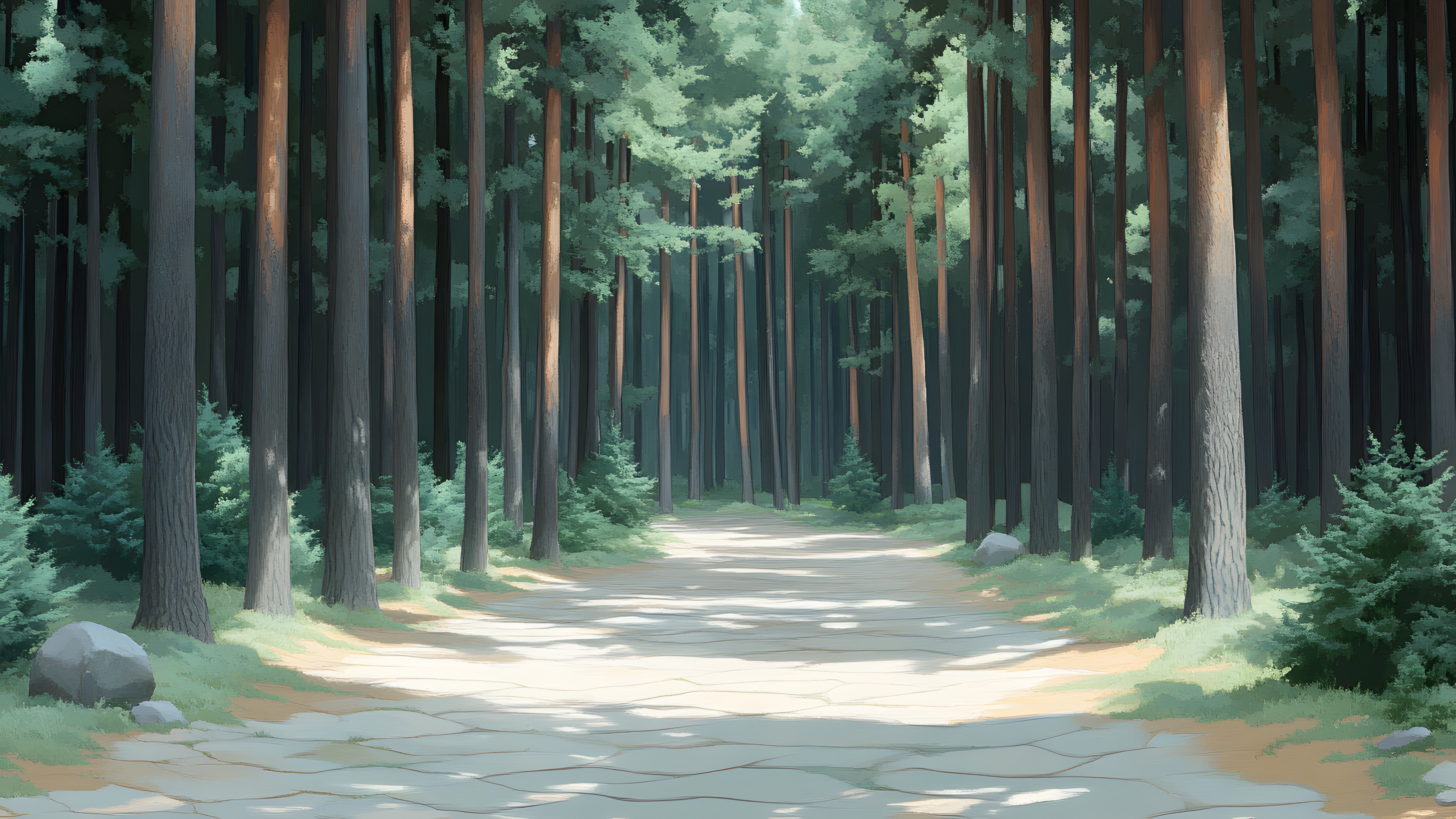 Forest, Trunk, Woodland, Jungle, Grove, Northern hardwood forest, Old-growth forest, Woody plant, Spruce-fir forests, Temperate broadleaf and mixed forest, Animation, Tropical and subtropical coniferous forests, Valdivian temperate rain forest, Rainforest