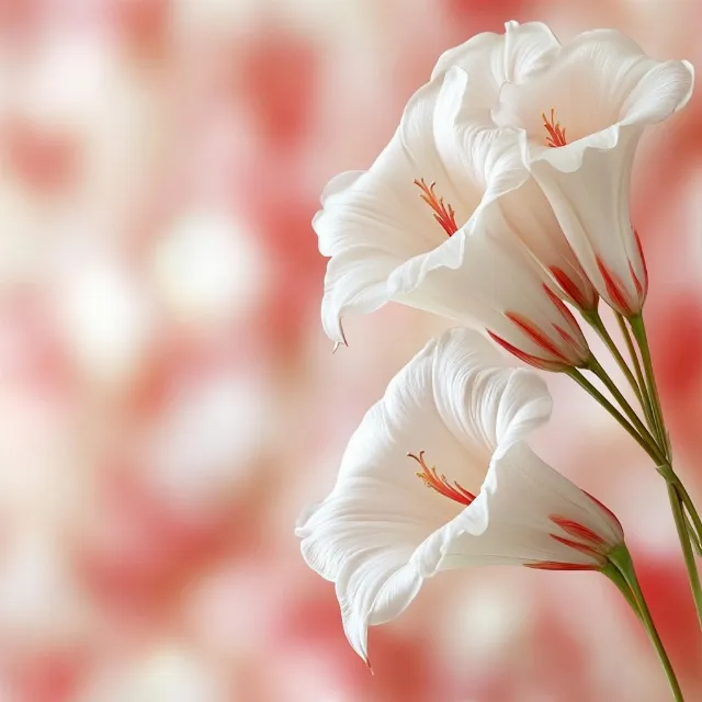 Flower, Red, Petal, White, Pink, Flowering plant, Close-up, Macro photography, Lilies, Cut flowers, Geraniums