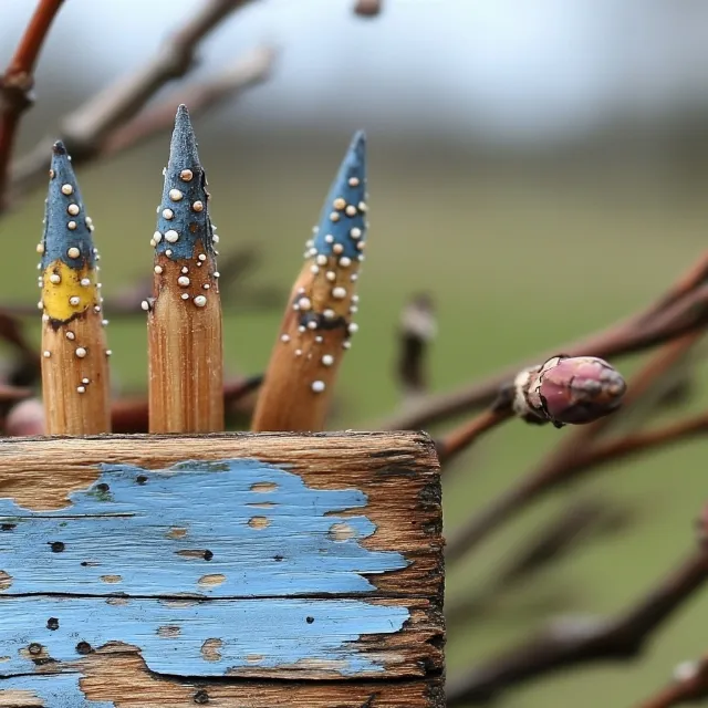 Blue, Office supplies, Pencil, Writing implement, Stationery, Natural material, Macro photography, Office Instrument, Still life photography