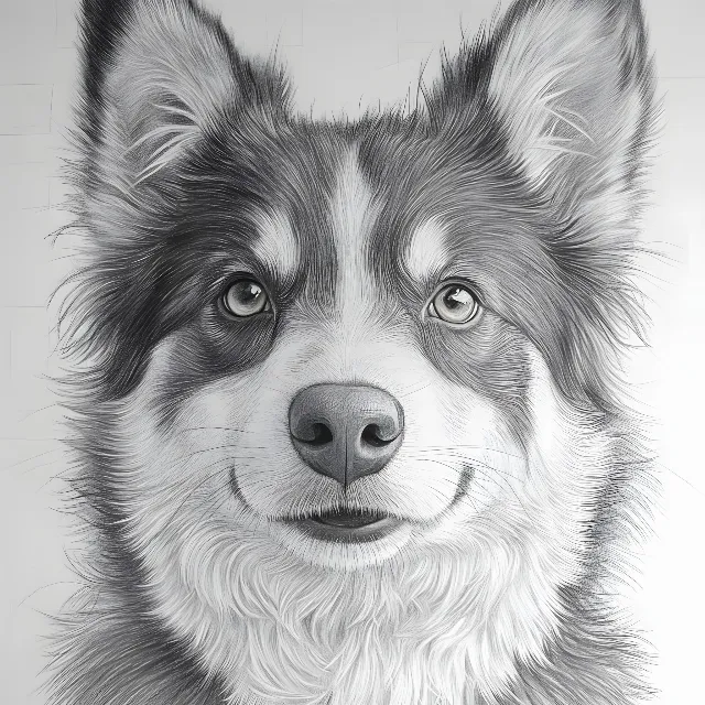 Dog, Vertebrate, Facial expression, Drawing, Snout, Carnivores, Sketch, Sled dog, Canidae, Canis, Herding dog, Line art, Ancient dog breeds, Wolf, Rare dog breed, Northern Inuit Dog