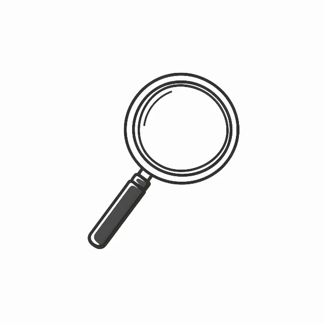 White, Magnifying glass, Magnifier, Clip art, Mirror