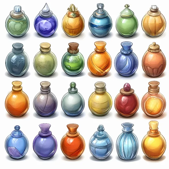 Bottle, Paint, Vase, Glass bottle