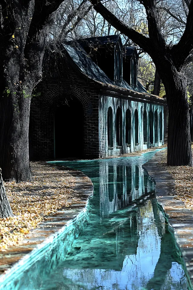 Reflection, Canal, Shadow, Water feature