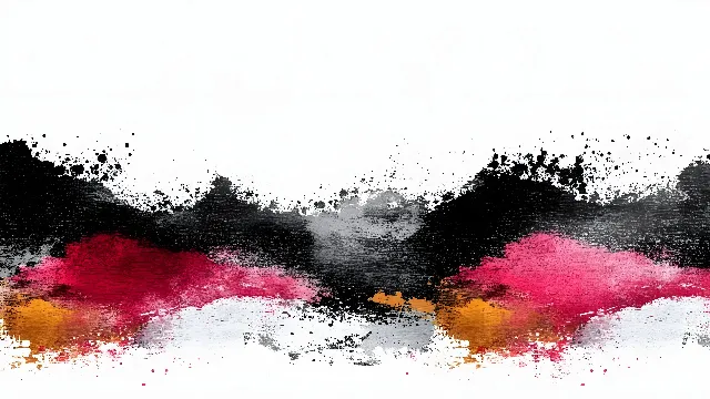 Red, Pink, Art Paint, Paint, Watercolor painting, Graphics, Graphic design, Modern art