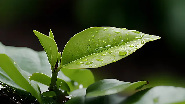 Plant, Water, Liquid, Fluid, Terrestrial plant, Moisture, Tree, Dew, Drop, Flowering plant, Close-up, Macro photography, Twig, Herb, Grass