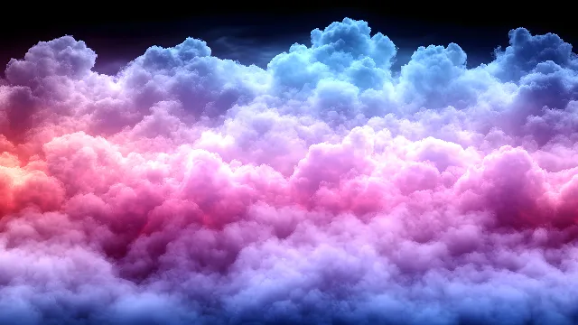 Blue, Cloud, Pink, Purple, Meteorological phenomenon, Cumulus, Graphics