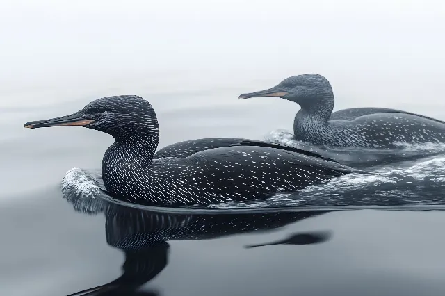 Bird, Vertebrate, Beak, Fluid, Liquid, Ducks, Black, Wildlife, Water bird, Grey, Duck, Fowl, Feather, Seabird, Flightless bird