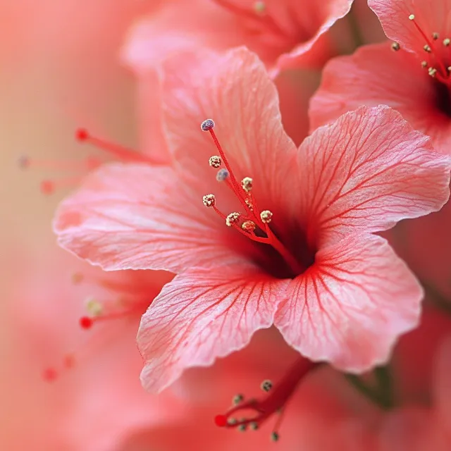 Flower, Petal, Red, Pink, Close-up, Macro photography, Flowering plant, Pollen, Blossom, Wildflower, Malvales, Alstroemeriaceae, Lilies, Perennial plant, Amaryllidaceae, Rhododendron, Geraniales, Geraniaceae, Shoeblackplant, Amaryllis