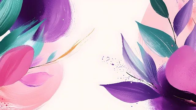 Pink, Petal, Purple, Paint, Graphics, Creative arts, Graphic design, Design, Floral design, Modern art