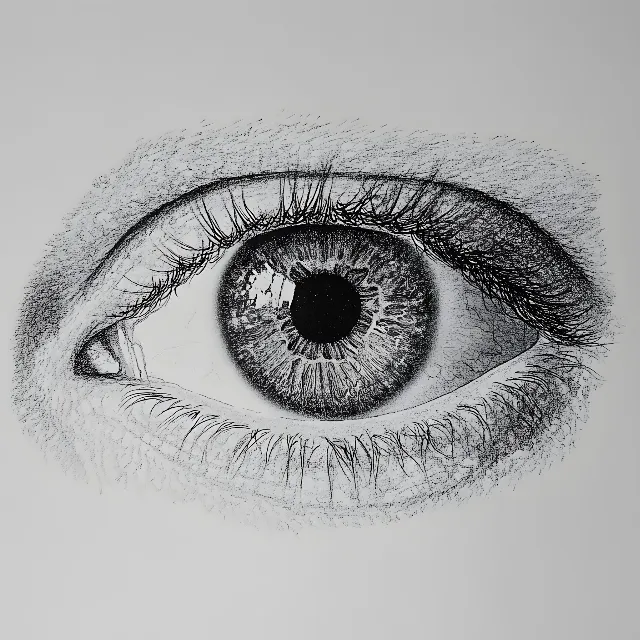 White, Facial expression, Drawing, Eyelash, Sketch, Grey, Black and white, Illustration, Line art