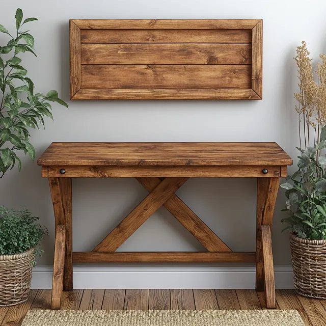 Wood, Furniture, Wood stain, Plank, Hardwood, Outdoor Bench, Outdoor furniture, Bench, Natural material, Wood flooring, Varnish, Flowerpot, Lumber, Houseplant, Fence, Outdoor Table, Plywood