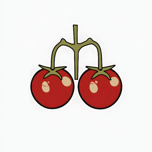 Red, Produce, Natural foods, Fruit, Clip art, Graphics, Nightshade