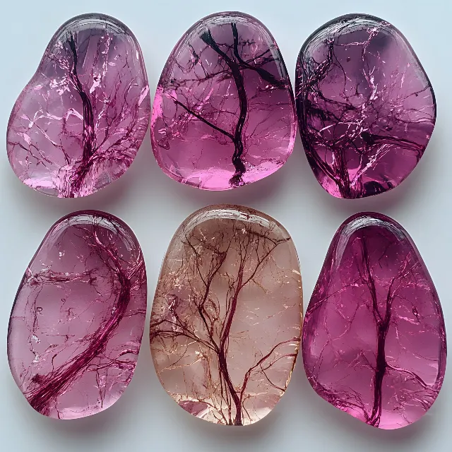 Pink, Crystal, Gemstone, Purple, Natural material, Silver, Amethyst, Mineral, Quartz, Oval