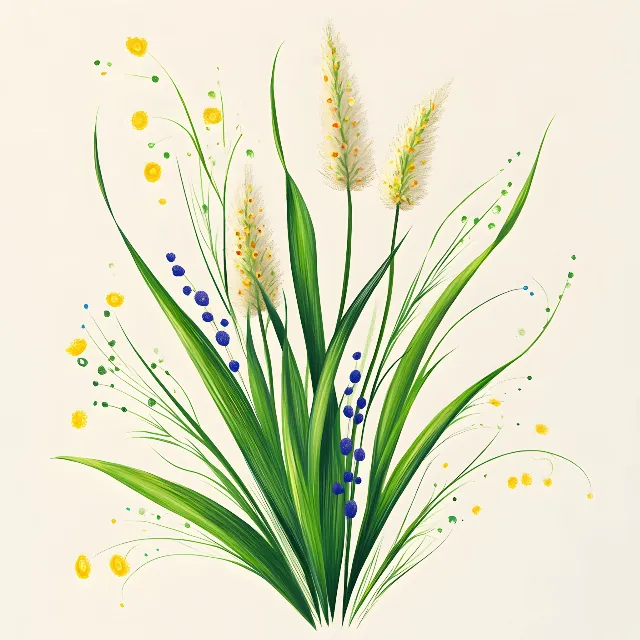 Yellow, Plant stem, Herbaceous plant, Pedicel, Floral design, Sedges