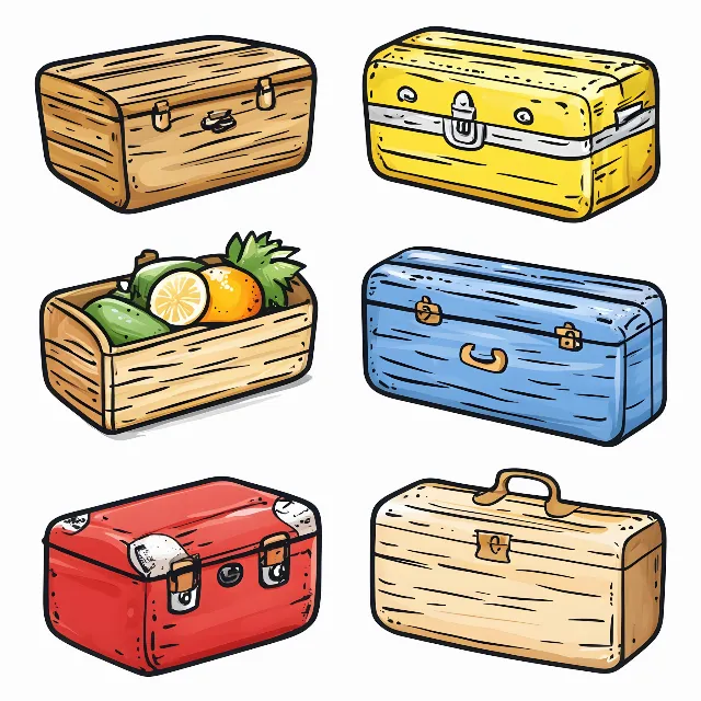 Clip art, Hand luggage, Basket, Baggage, Graphics, Suitcase