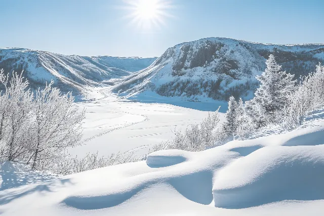 Snow, Winter, Mountainous landforms, Mountain, Natural landscape, Mountain range, Terrain, Glacial landform, Wilderness, Hill, geological phenomenon, Freezing, Ice cap, Ridge, Slope, Alps, Morning, Hill station, Glacier, Frost