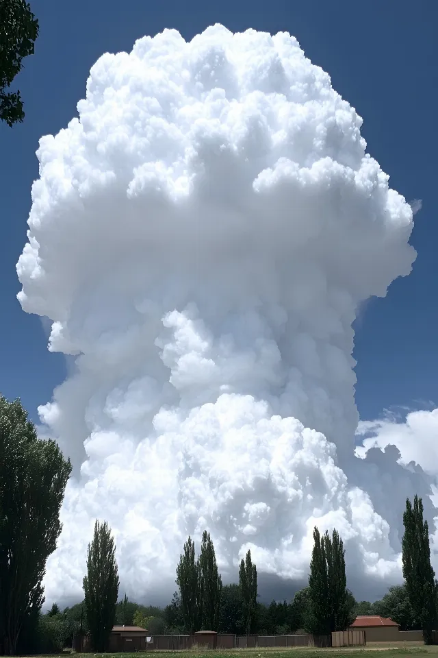 Sky, Cloud, Blue, Daytime, Cumulus, Meteorological phenomenon, Sunlight