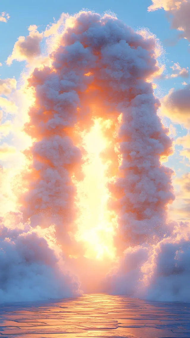 Cloud, Orange, Cumulus, Meteorological phenomenon, Heat, Dusk, Evening, Dawn, Sunrise, Sunset