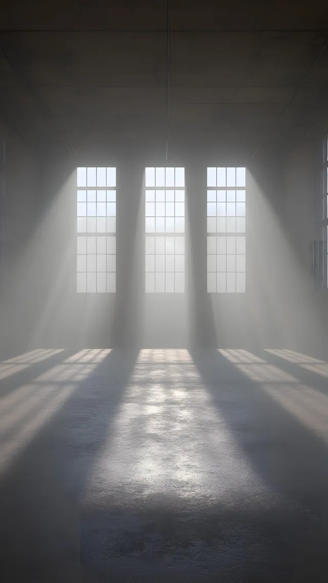 Flooring, White, Floor, Grey, Glass, Monochrome, Daylighting, Sunlight, Transparency, Symmetry, Shadow, Cleanliness