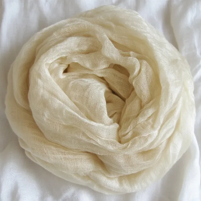 White, Textile, Linens, Natural material, Yarn, Shawl, Wool, Silk, Fiber