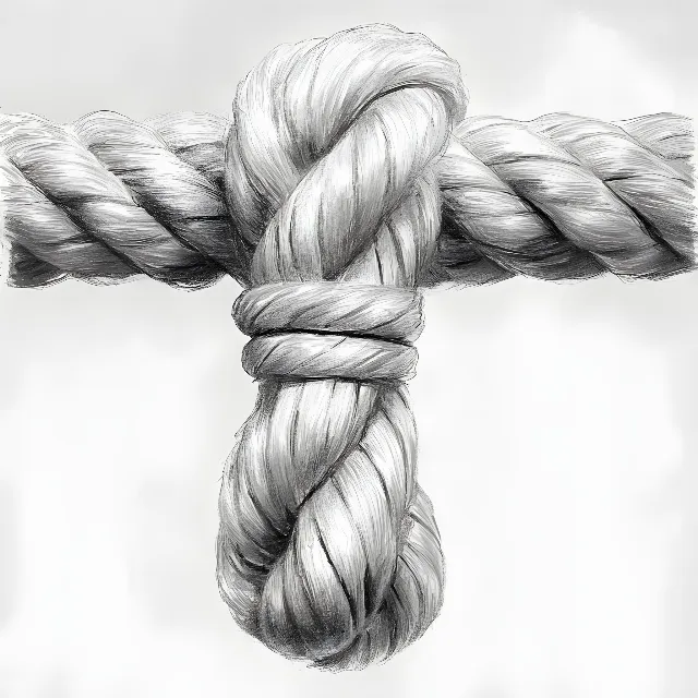 White, Rope, Knot