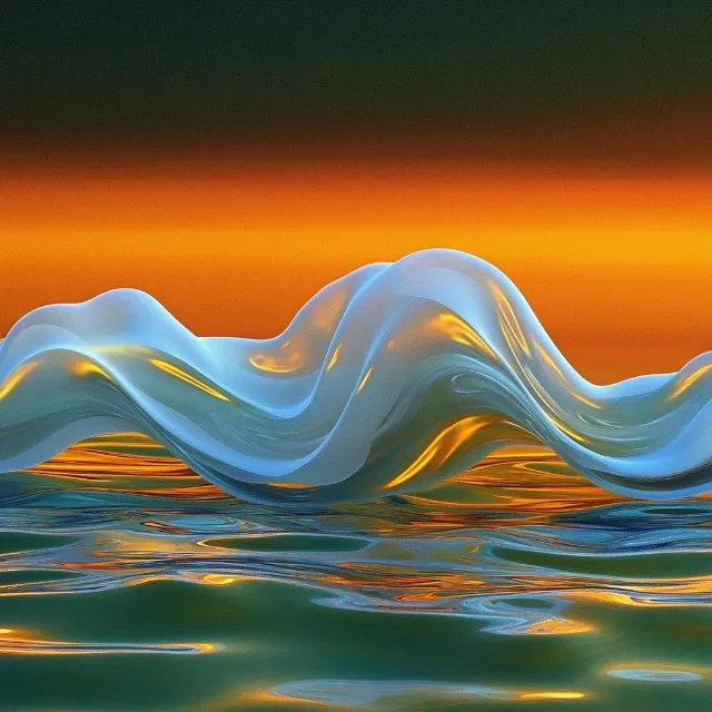 Orange, Fluid, Liquid, Wave, Wind, Graphics, Wind wave, Heat