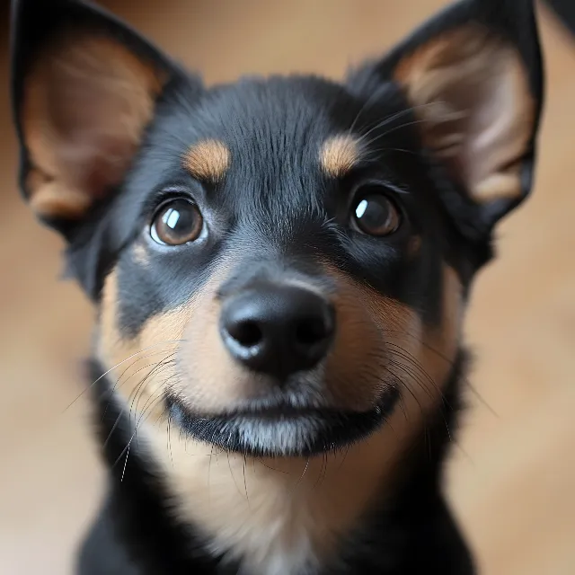 Dog, Vertebrate, Carnivores, Snout, Whiskers, Working animal, Close-up, Terrestrial animal, Canidae, Herding dog, Fur, Toy dog, Puppy, Lancashire Heeler, Rare dog breed, Pinscher