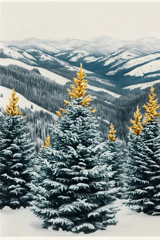 Winter, Snow, Spruce-fir forests, Forest, Christmas tree, Larch, Freezing, Woody plant, Black spruce, Conifers, Evergreen, Frost, Spruce, Precipitation, Cupressaceae, Pine, Tropical and subtropical coniferous forests, Fir, Pine family, Alpine larch