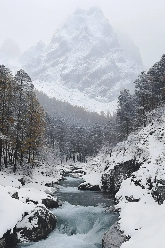 Snow, Winter, Mountain, geological phenomenon, atmospheric phenomenon, Freezing, Mountain range, Glacial landform, Terrain, Hill station, Ice, Alps, Slope, Ice cap, Glacier, Frost, Valley, Ridge, Summit, Blizzard