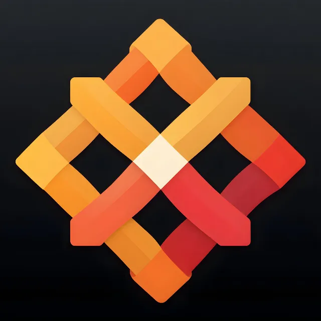 Red, Orange, Symbol, Symmetry, Graphics, Triangle, Graphic design, Design