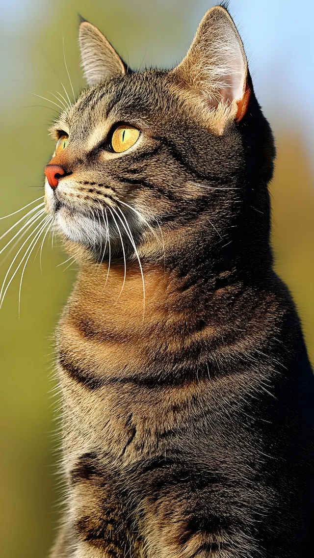 Cat, Felidae, Felinae, Whiskers, Vertebrate, Carnivores, Snout, Terrestrial animal, Fur, Close-up, Domestic short-haired cat, Tail