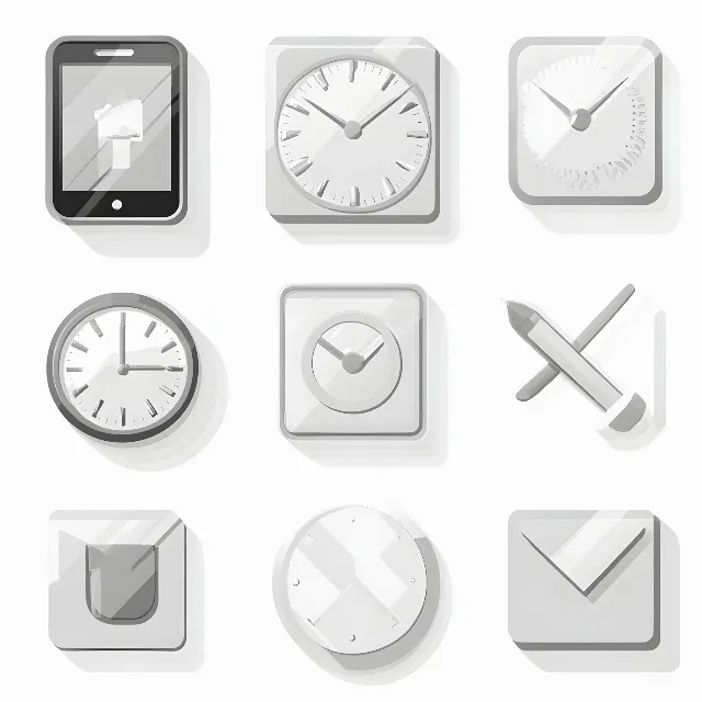 White, Watch, Clock, Symbol, Graphics, Clip art