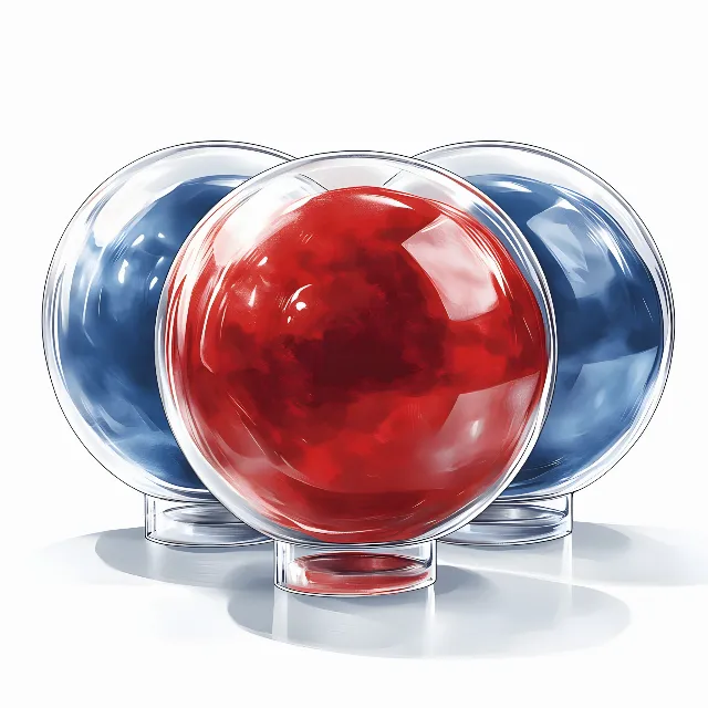 Red, Glass, Sphere, Toy, Ball, Plastic, Balance, Paperweight, Science