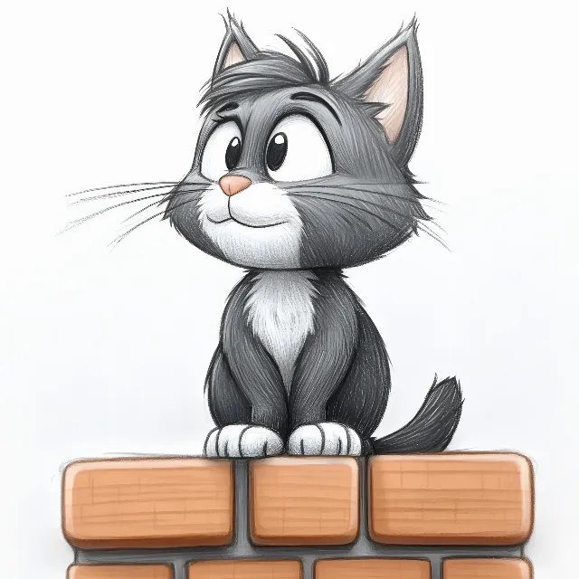 Cat, Felidae, Vertebrate, Felinae, Facial expression, Whiskers, Carnivores, Cartoon, Snout, Animation, Animated cartoon, Clip art, Graphics, Paw, Kitten, Toy, Tail