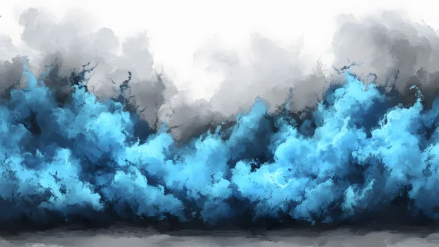 Blue, Smoke, Cumulus, Meteorological phenomenon, Wind