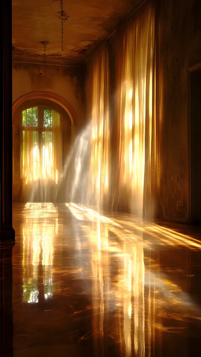 Flooring, Floor, Lighting, Wood flooring, Reflection, Shadow, Wood stain, Hardwood, Varnish, Hall, Still life photography, Daylighting